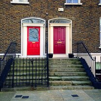 Colored Doors in Dublin