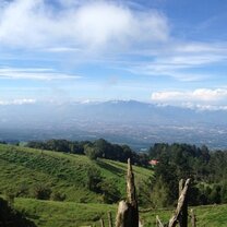 Heredia and the greater San José area from a hike to Volcán Barva