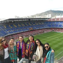 Barcelona Stadium! Going to a UC Barcelona game is a must! Tickets are cheap and can be bought through the CEA program where you sit with other students and cheer on the pros.