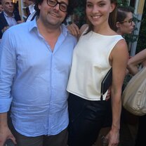 My boss and I at an event - Porta Venezia, Milano