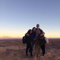 CIEE students at Valle de la Luna in San Pedro de Atacama