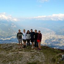 At the top of a mountain in the Vercors range.