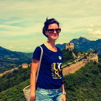 On the Great Wall.
