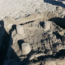 We made sand cities!