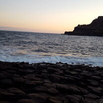 Sunrise at Giant's Causaway