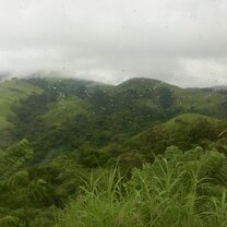 Rolling green hills in Tilaran, Guanacaste, Costa Rica