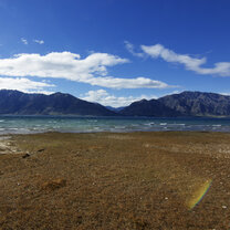 Stopping at Queenstown for a swim