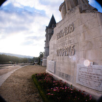 The Pau monument on the Boulevard Des Pyrenees