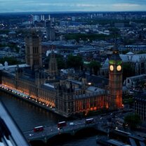 Big Ben from the London Eye