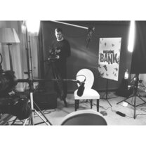 PA on set of Breaking the Bank junket