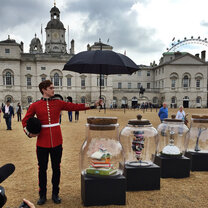 Filming shots for the BFG Dream Jar Trail Promo