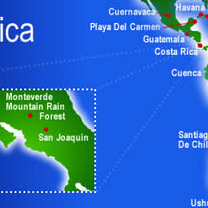 Latin America map
