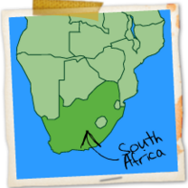 Map of South Africa