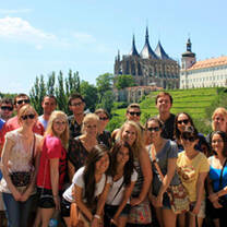 students in Prague