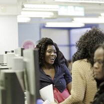 LSBU students in our Learning Resource Centre. LSBU Study Abroad