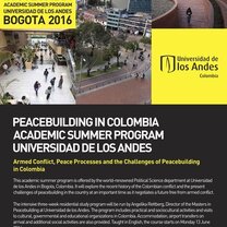 Peacebuilding in Colombia flyer Peacebuilding in Colombia