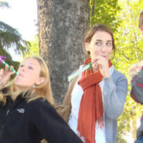 Central College Abroad Students in Granada 