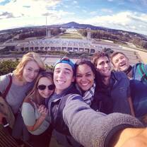 students smiling