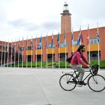Biking while studying abroad in Spain