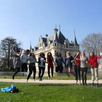 Academic Programs Abroad students visit French chateaus as part of the program.