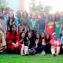 A large group of students in Rabat