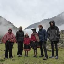 Hiking in the Andes