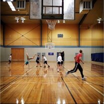 AUT's gymnasium on the North Shore Campus Gym