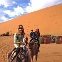 AUCP Marseille students in the Sahara Desert in Morocco