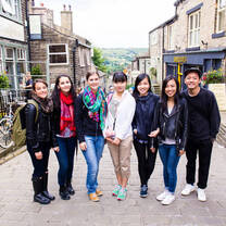 LISS students in Haworth, Yorkshire - home of the Brontës