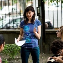 BSME director instructing students outside