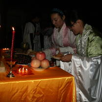 Ceremony for Gods and pray
