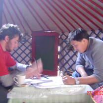 Students in discussion