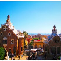 The view from Park Güell, Barcelona, Spain Study abroad in Barcelona