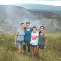 ICADS students visit the Masaya Volcano National Park in Nicaragua. 