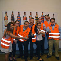 IBS Summer MBA taking a tour of Erdinger Brewery
