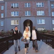 Students walking on CAPA Dublin Program at Griffith College
