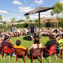 American students during summer immersion program to Spain