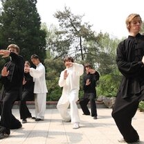 Academic Explorers student study with Zhang Laoshi