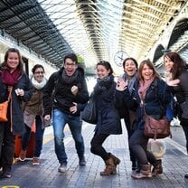 International students on their way!