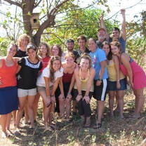 Field Program students built a duck box in Guanacaste.