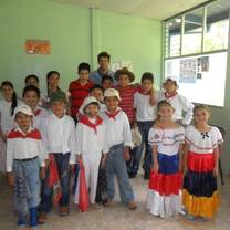 ICADS students intern in an elementary school class in a rural public school.