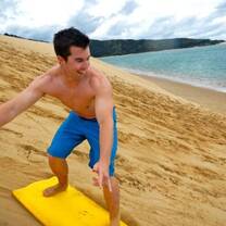 Sandsurfing in Northland