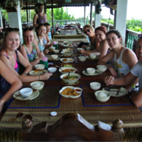 Athena Study Abroad Students in Thailand