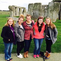 Athena Students at Stonehenge