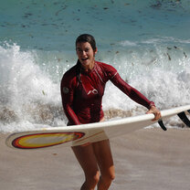 Surfing in St. Barths Surfing