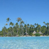The views in Tahiti beach in Tahiti