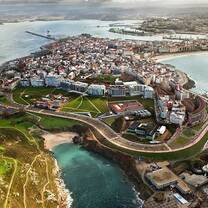 Aerial View of La Coruña, Spain