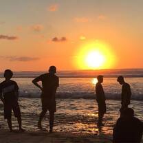Sunset after class