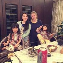 Au Pair Participants with the Family