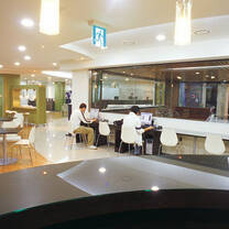 The inside of a Wall Street Institute school in China